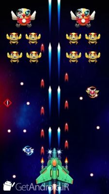 دانلود بازی Galaxy Attack Robot Transform Chicken Shooter اندروید