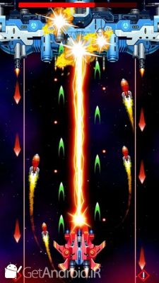 دانلود بازی Galaxy Attack Robot Transform Chicken Shooter اندروید