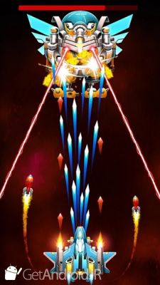 دانلود بازی Galaxy Attack Robot Transform Chicken Shooter اندروید