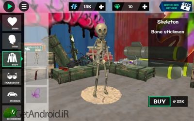 دانلود بازی Stickman Rope Hero 2 اندروید