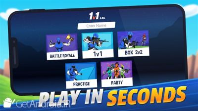 دانلود بازی 1v1.LOL Online Building and Shooting Simulator اندروید