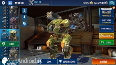 دانلود بازی   Mech Wars Multiplayer Robots Battle اندروید