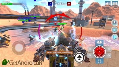 دانلود بازی   Mech Wars Multiplayer Robots Battle اندروید