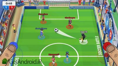دانلود بازی Soccer Battle اندروید