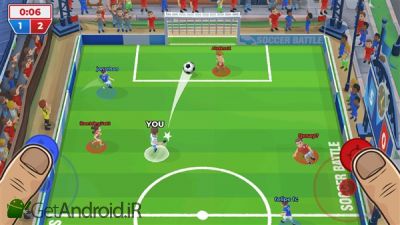 دانلود بازی Soccer Battle اندروید