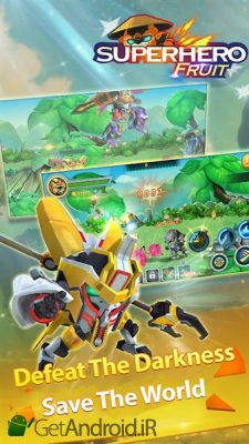 دانلود بازی Superhero Fruit Robot Wars اندروید