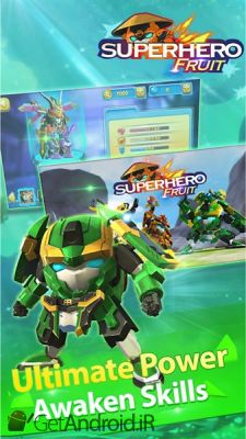 دانلود بازی Superhero Fruit Robot Wars اندروید