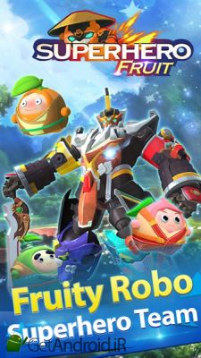 دانلود بازی Superhero Fruit Robot Wars اندروید