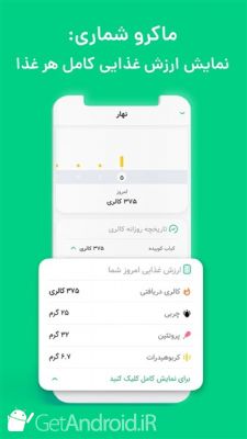 دانلود برنامه کالری شمار کرفس اندروید