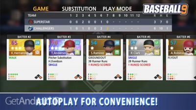 دانلود بازی BASEBALL 9 اندروید