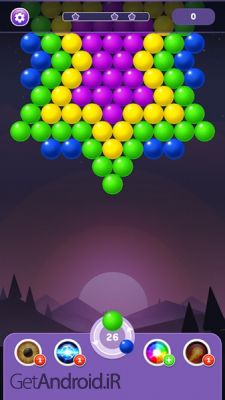 دانلود بازی Bubble Shooter Rainbow اندروید