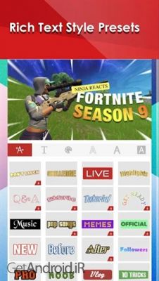 دانلود برنامه Thumbnail Maker Channel Art Maker اندروید