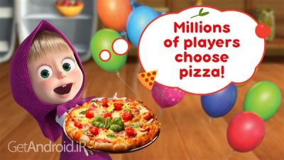 دانلود بازی Masha and the Bear Pizzeria Game اندروید