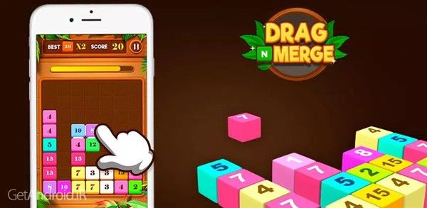 بازی Drag n Merge اندروید