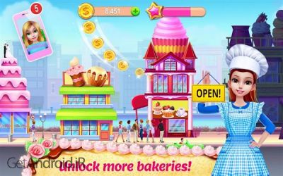 دانلود بازی My Bakery Empire Cake اندروید