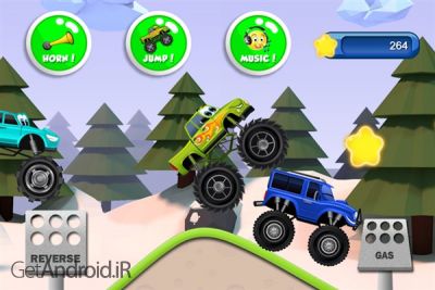 دانلود بازی Monster Trucks Game for Kids 2 اندروید