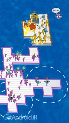 دانلود بازی War of Rafts Crazy Sea Battle اندروید