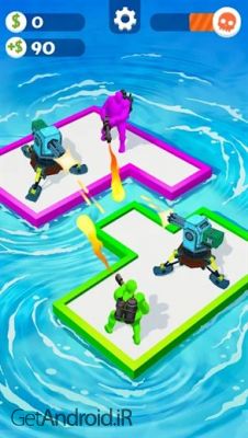 دانلود بازی War of Rafts Crazy Sea Battle اندروید