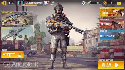 دانلود بازی FPS Gun Shooting Games offline اندروید