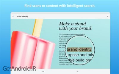دانلود برنامه Adobe Scan PDF Scanner OCR اندروید