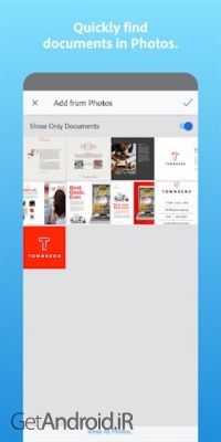 دانلود برنامه Adobe Scan PDF Scanner OCR اندروید