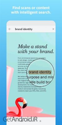 دانلود برنامه Adobe Scan PDF Scanner OCR اندروید