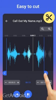 دانلود برنامه MP3 Cutter and Ringtone Maker اندروید
