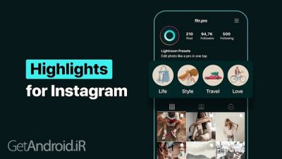 دانلود برنامه Presets for Lightroom FLTR اندروید