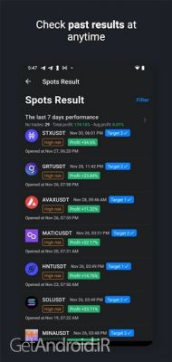 دانلود برنامه Signals Crypto اندروید