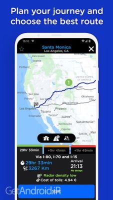 دانلود برنامه Radarbot Speed Camera Detector اندروید