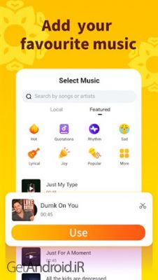 دانلود برنامه Noizz video editor with music اندروید
