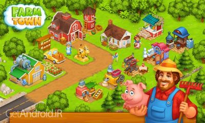 دانلود بازی Farm Town Village Build Story اندروید