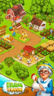 دانلود بازی Farm Town Village Build Story اندروید