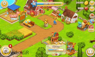 دانلود بازی Farm Town Village Build Story اندروید