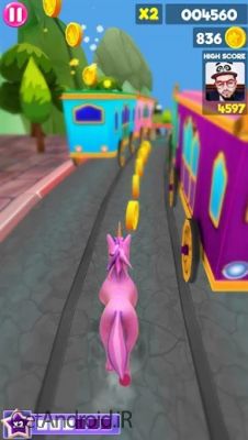 دانلود بازی Unicorn Run Games Runner Pony اندروید