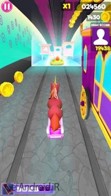 دانلود بازی Unicorn Run Games Runner Pony اندروید