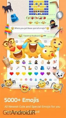 دانلود برنامه Facemoji Emoji Keyboard اندروید