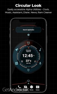دانلود برنامه Alpha Hybrid Launcher Wallpaper اندروید