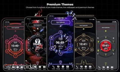 دانلود برنامه Alpha Hybrid Launcher Wallpaper اندروید