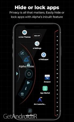 دانلود برنامه Alpha Hybrid Launcher Wallpaper اندروید
