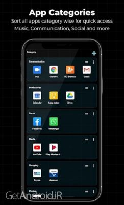 دانلود برنامه Alpha Hybrid Launcher Wallpaper اندروید