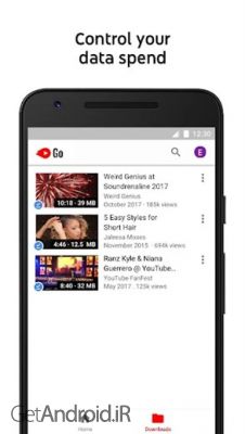 دانلود برنامه YouTube Go اندروید
