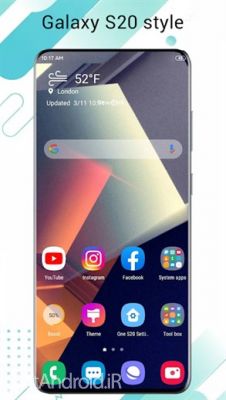 دانلود برنامه One S20 Launcher اندروید