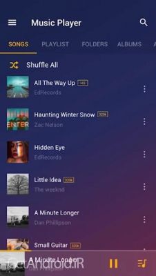 دانلود برنامه Music Player MP3 Player اندروید