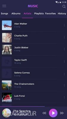 دانلود برنامه Music player pro version اندروید