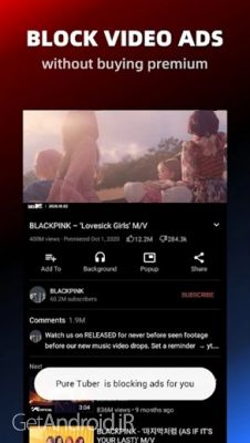 دانلود برنامه Pure Tuber Block Ads on Video اندروید