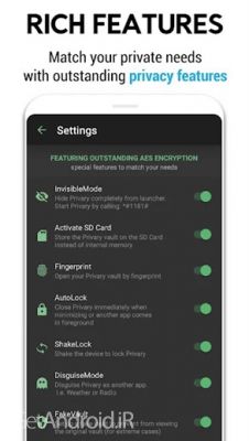 دانلود برنامه Photo Vault PRIVARY اندروید