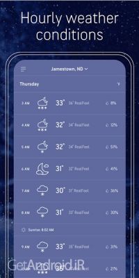 دانلود برنامه AccuWeather اندروید
