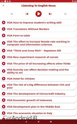 دانلود برنامه Learn English Listening and Speaking اندروید