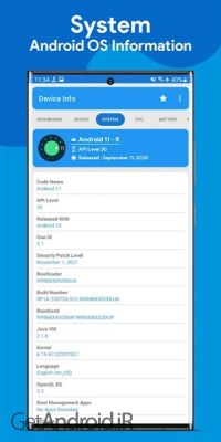 دانلود برنامه Device Info System اندروید